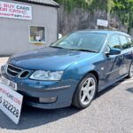 2007 Saab 9-3 2.0t aero sportwagon 5dr petrol manual*fsh 10 stamps*1 lady owner*very low mileage*