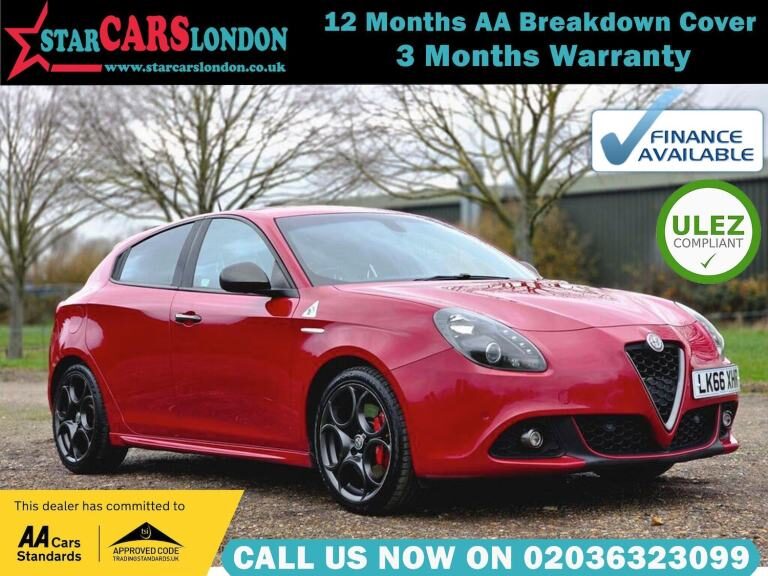 2016 Alfa Romeo Giulietta 1750 TBi Veloce TCT Euro 6 5dr HATCHBACK Petrol Automatic