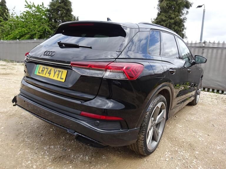 2024 74 REG AUDI Q4 E-TRON BLACK EDITION ELECTRIC AUTO DAMAGED SALVAGE