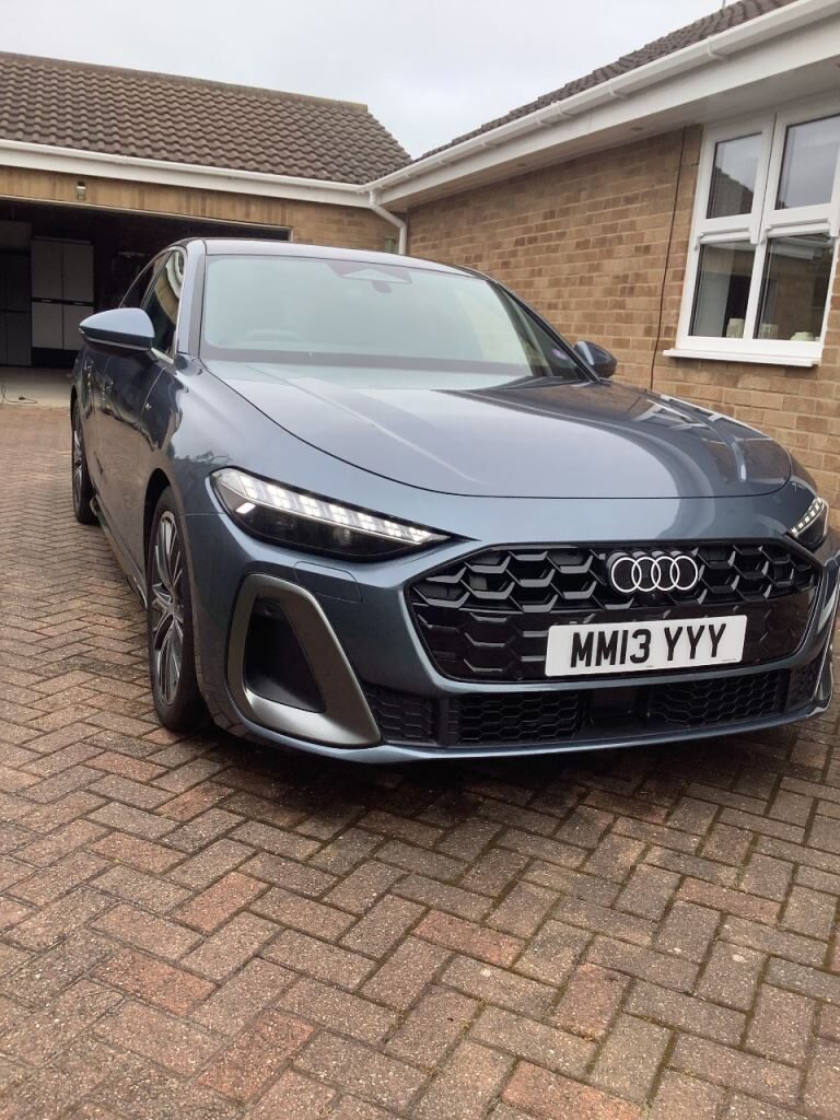 Immaculate 2025 Audi A5 2.0lt S Line With Sunroof and Sound and Vision Pack. Very Low Mileage.