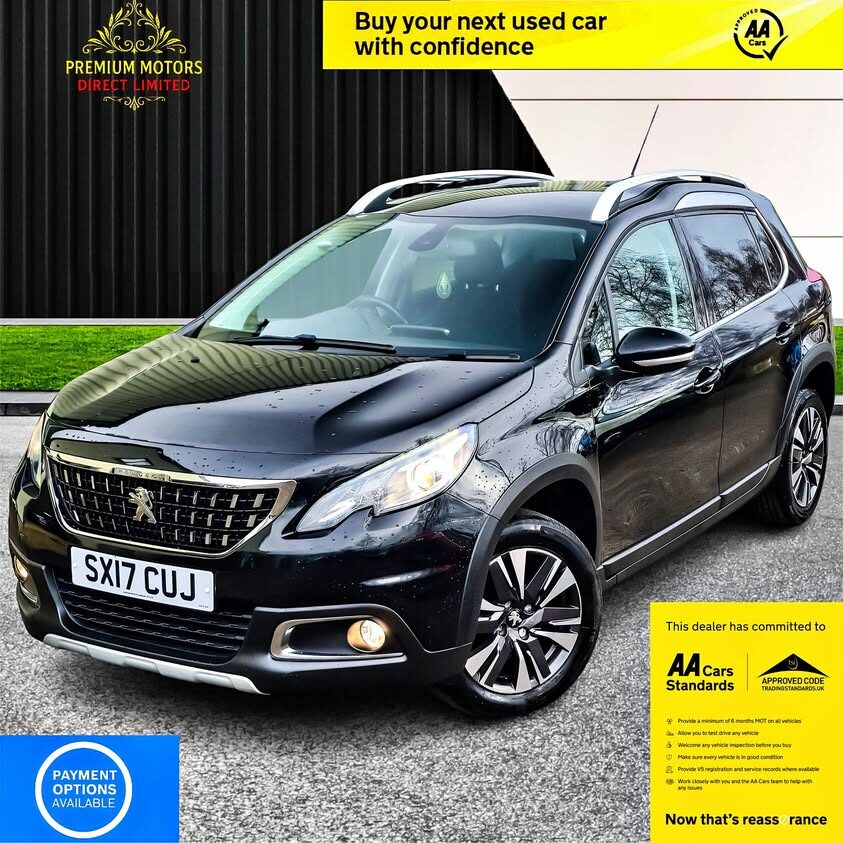 2017 Peugeot 2008 allure pure tech suv 1.2 allure 5dr petrol 12mot new cambelt new clutch kit serviced low mileage spacious suv high spec with aa cover aa cars dealer