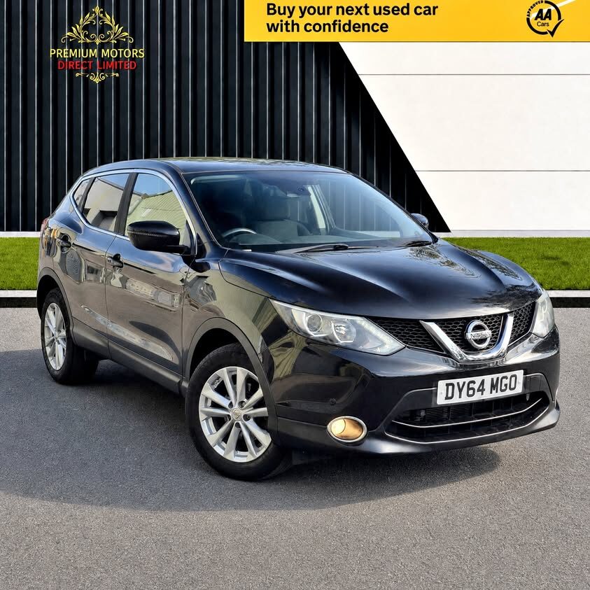 2014 Nissan qashqai 1.2 dig-t acenta premium suv 5dr petrol manual sat naw reversing camera brilliant cosmetic condition hpi clear with aa cover aa cars dealer